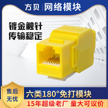 ��ؐ RJ-45ǧ�׾W�����^ CAT6 UTP�W�jģ�K���180�������ģ�K