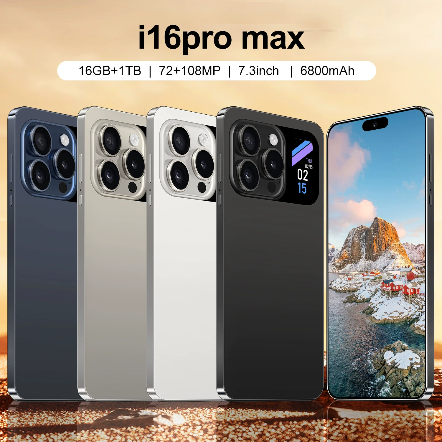 Плавный смартфон, умные часы, intel core i16, (跨境贸易), Android