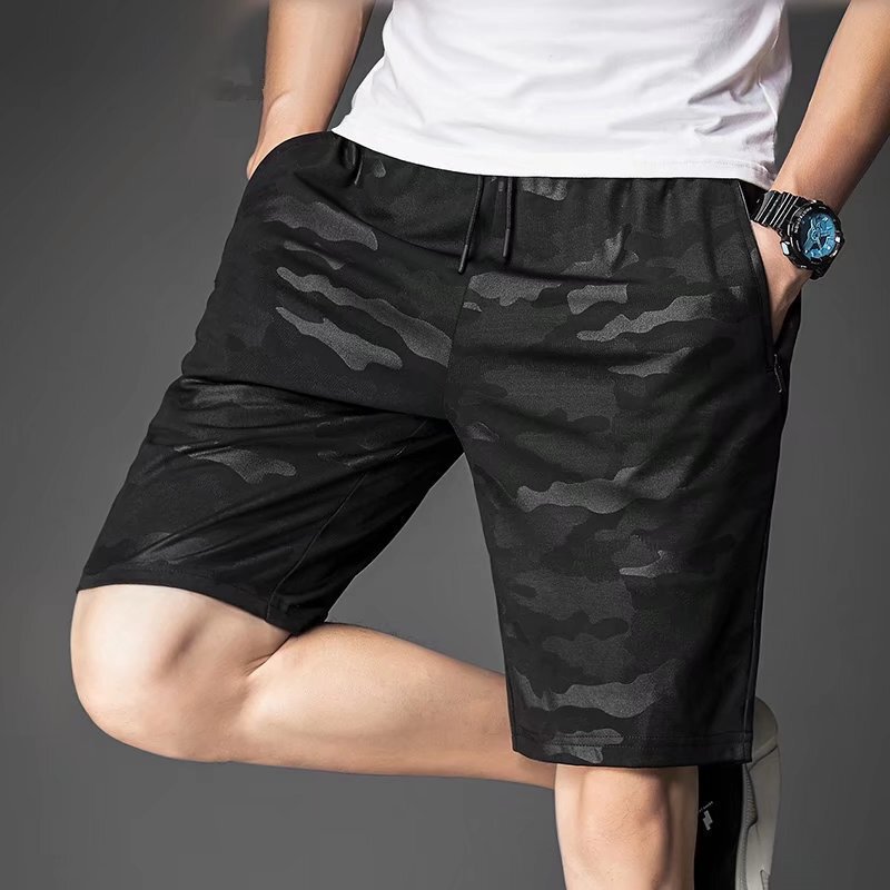 Thin casual pants camouflage pants pants new summer teenagers middle school students sports shorts men's wholesale