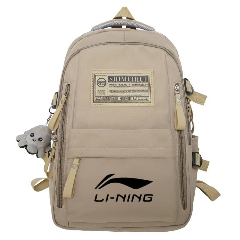 Li Ning バックパック メンズバッグ 中学生 高校生 大学生 スクールバッグ レディース 大容量 カジュアル 旅行 パソコンリュック|undefined