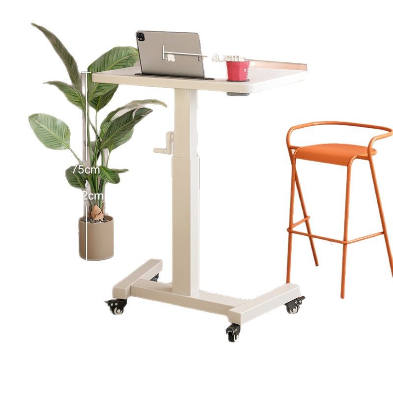 Mesa de transmisión en vivo para anclaje para niñas, banco de trabajo de pantalla de pie móvil, sofá de sala de estar, mesa pequeña