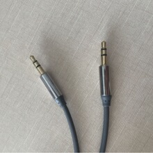 批发定制3.5mm音频线金属壳公对公耳机线3.5mm车载音频转接线