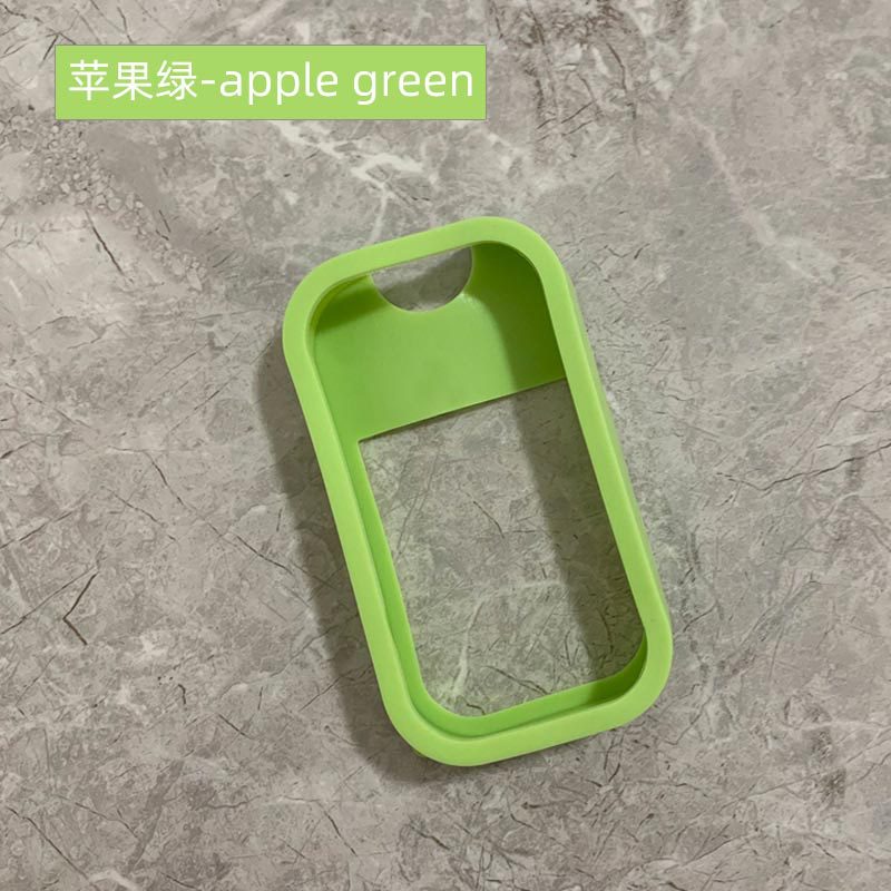 Pulverizador de tarjeta de silicona caso 45ml 50ml de Apple botella de color de silicona caso llavero sub-botella funda protectora