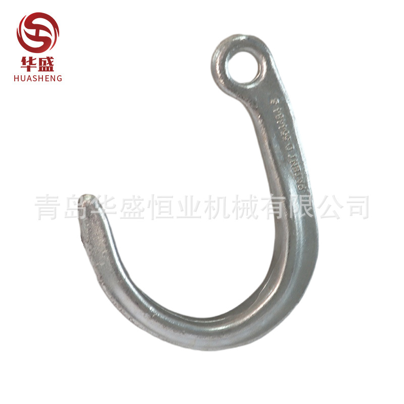 8寸/15寸 锻造货钩 抓钩 吊钩 合金钢锻造钩子  方孔 圆孔大J钩