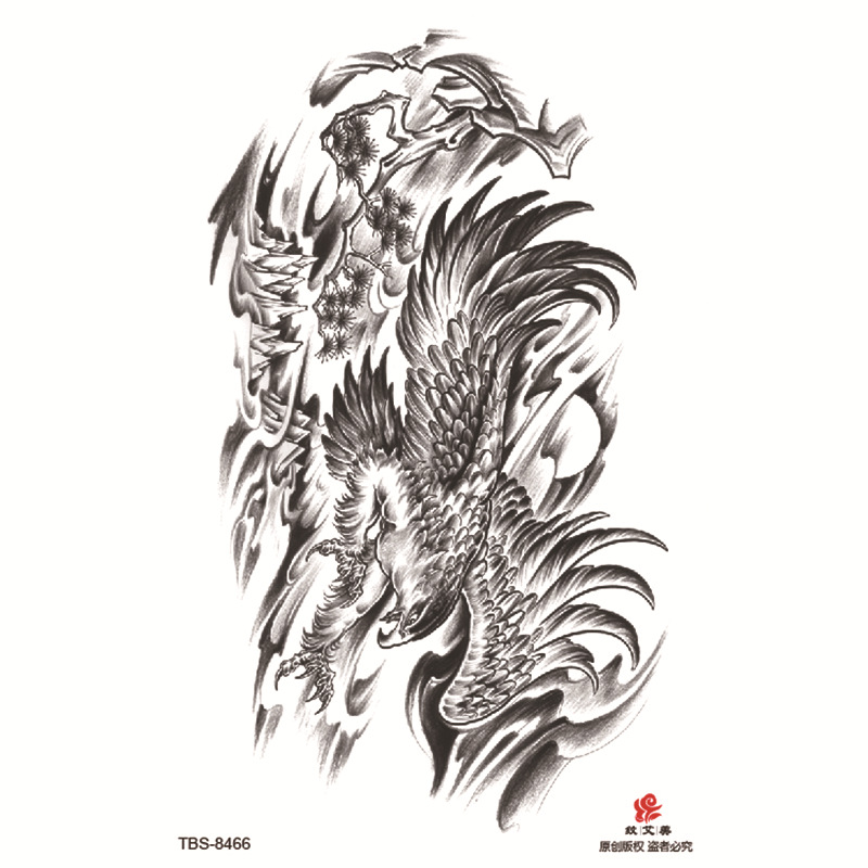 Pegatinas de tatuaje impermeables de brazo completo pequeño, símbolo de tótem, pegatinas de brazo pequeño, conjunto de ensamblaje al por mayor, suministro transfronterizo