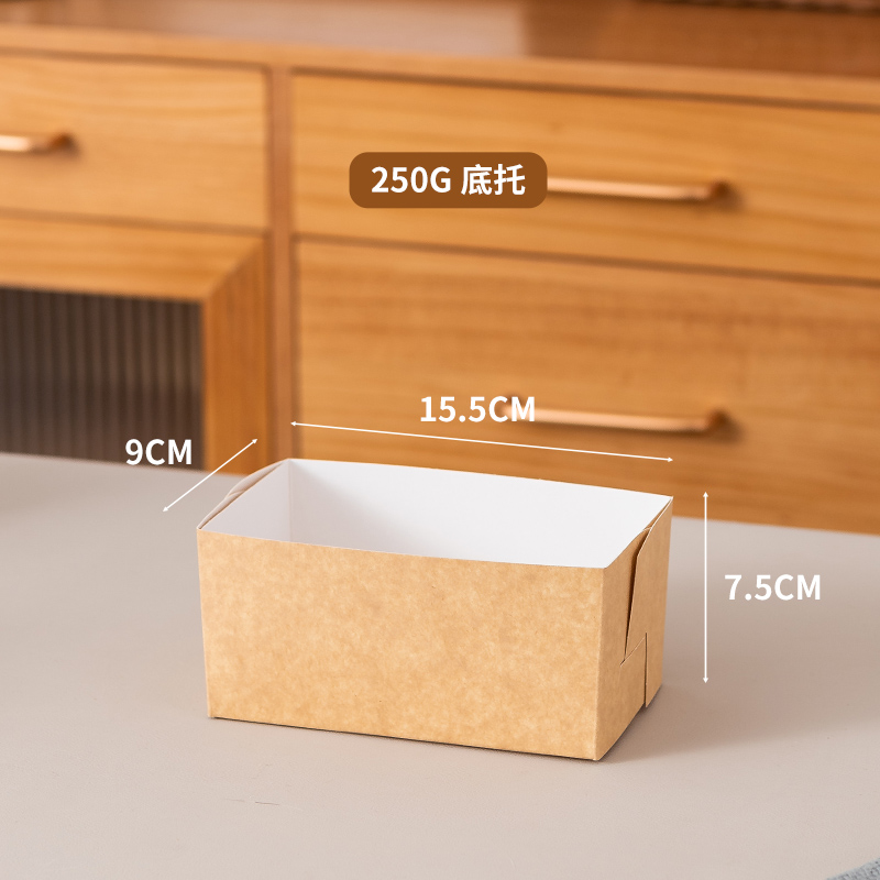 Dorado almohada Qifeng pastel de papel almohada de sabor tostada envasado pan de soporte de papel desechable horneado resistente a alta temperatura