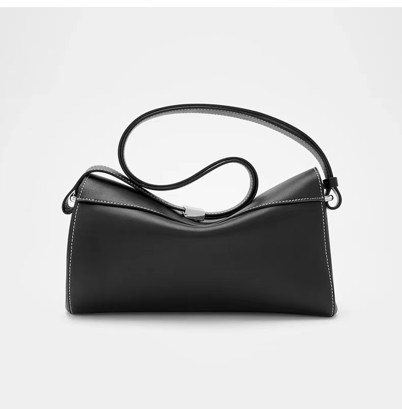 Bolsa tiracolo feminina de couro bolsa de ombro elegante_voghion.com