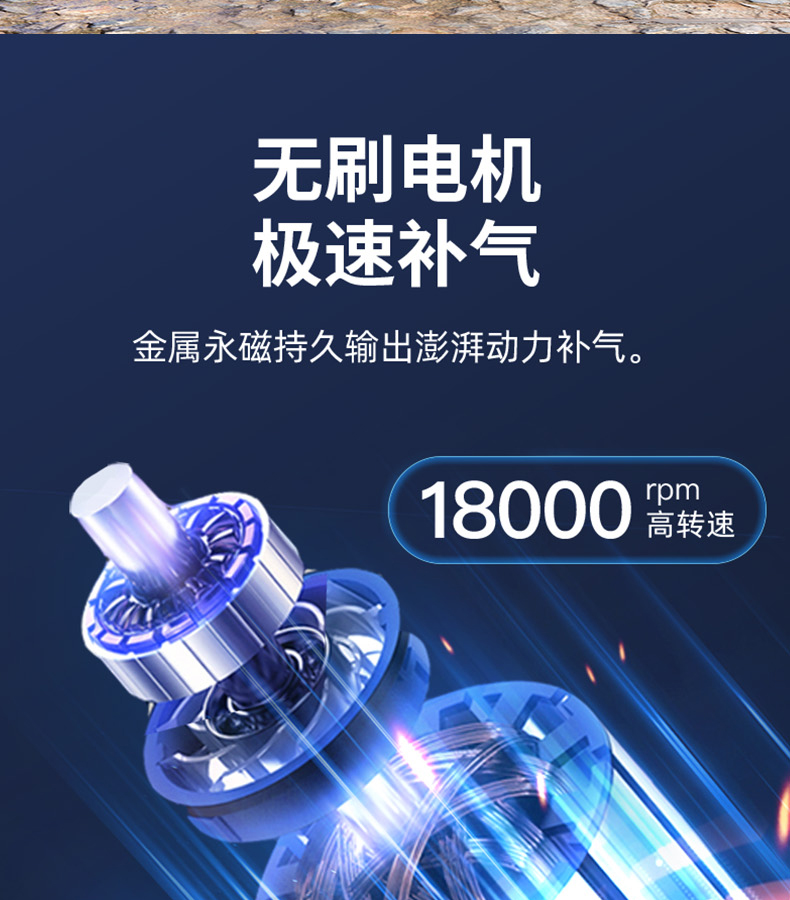 Buwei Car Air Pump Wireless Portable Electric Air Compressor for Cars High-Pressure Tire Inflator