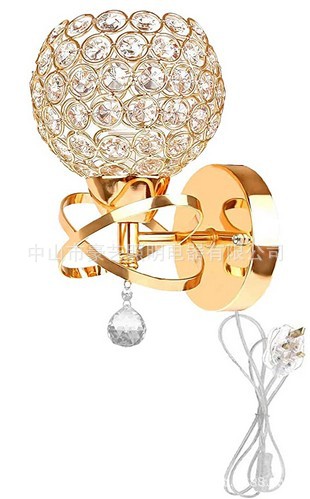 Simple minimalista Camarón lámpara de pared de cristal LED lámpara de noche dormitorio diseño sentido lámpara de pared al aire libre