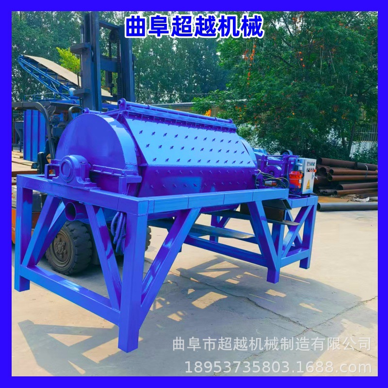 300升六角滚筒抛光机 树脂去毛刺干磨机 铁管去除毛边光饰机