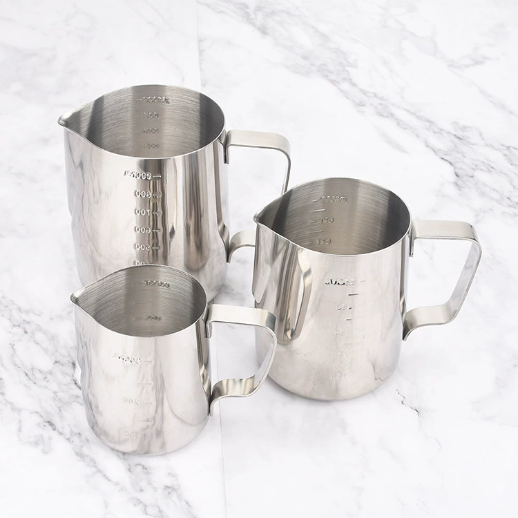 Фабрика прямых продаж 304 из нержавеющей стали чашка чашка кофе чашка с шкалой Золотой заостренный рот