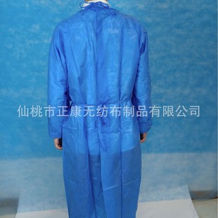 收腰连衣帽服隔离衣 拉链式防尘无纺布隔离衣 厂家供应 支持定制