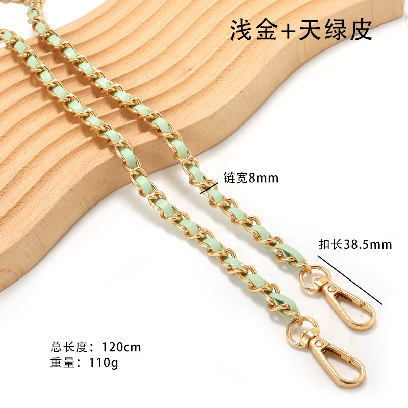 スポット Xiaoxiang レザーバッグチェーンシングルショルダークロスボディ PU レザーバッグストラップハイエンドの女性のバッグチェーン交換バッグショルダーストラップ|undefined
