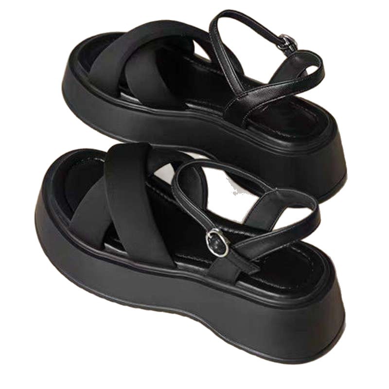 Sandallas deportivas de suela gruesa para mujeres 2026 explosión universal hombre pequeño alto aumento cómodo sandalias romanas para mujeres