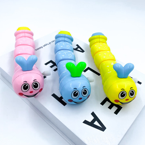 Infant and toddler wind-up caterpillar creative cartoon clockwork swinging caterpillar children's nostalgic educational animal small toy