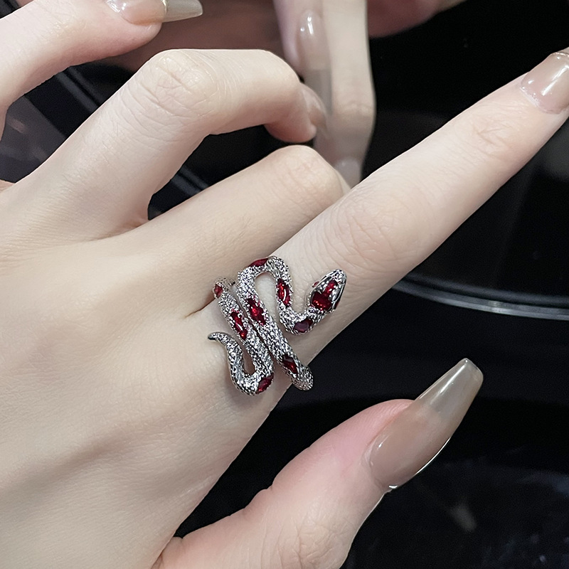 Women'S Gender Elegant Snake Alloy Enamel Silver Plated Women's Bangle