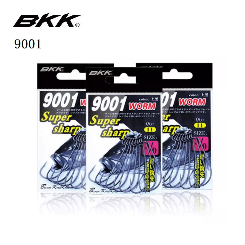 BKK Черный Король Кинг Конг 9001/9002/9003/9003CD узкая широкая талия дорога азиатская изогнутая петля мягкая приманка мягкая червей крючок для рыбы