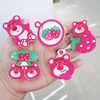 new pattern Rose red Strawberry Bear Hairpin children Acrylic Large Clamp Jewelry girl Bangs wholesale