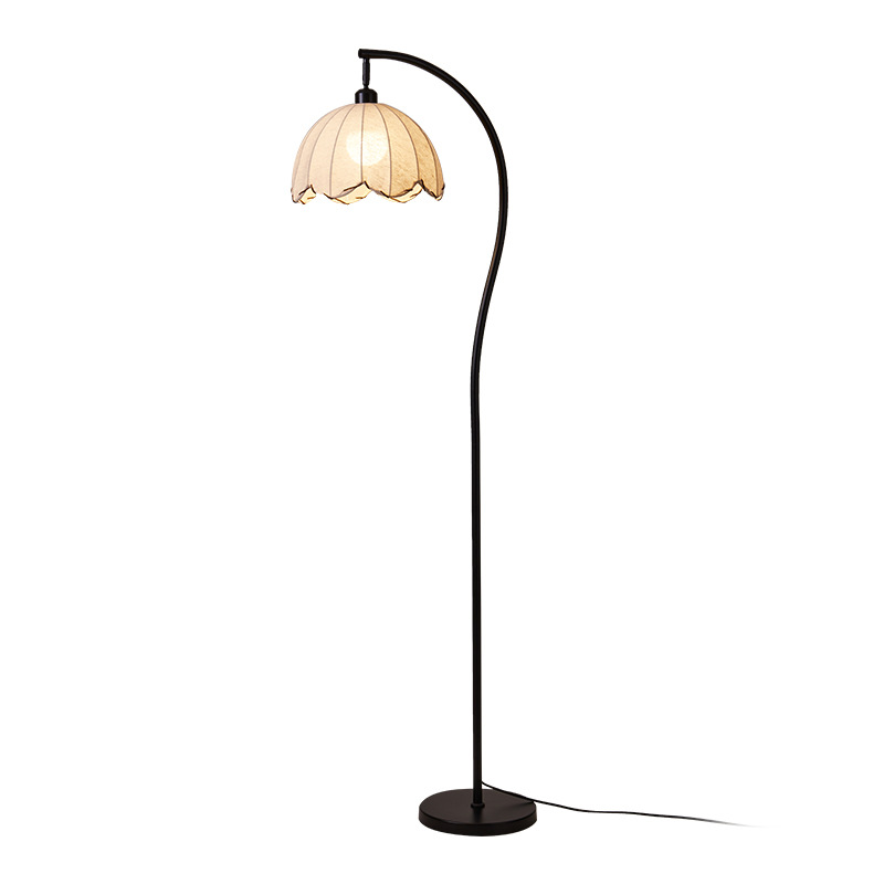 Luz de piso del dormitorio retro americana lámpara de piso de la sala de estar al lado del sofá mesa de té lámpara de cabecera del dormitorio 488L image 5