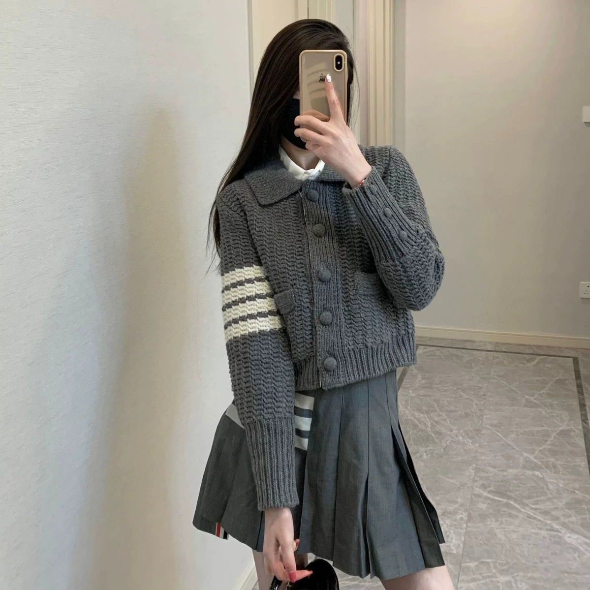 Шерстяной кардиган, модная куртка, стиль Chanel