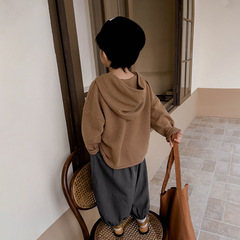 暢果童裝男童衛衣秋裝新款兒童韓系連帽上衣中小童春秋長袖上衣