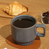 High quality ceramics, matte cup with glass, wholesale