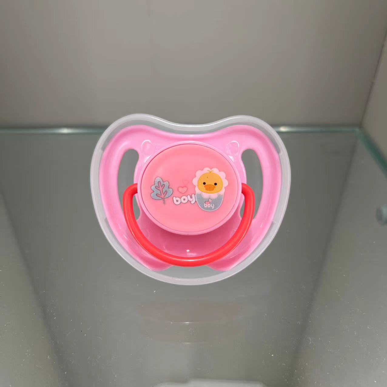 Chupete de Silicona con Estampado de Dibujos Animados para Bebés Recién Nacidos, Chupete de Confort con Funda, Venta al por Mayor