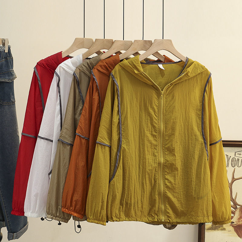 Lightweight Quick-drying Sun-protective Clothing Women's 2024 Summer New Hooded Sun-protective Coat Loose Fashionable Cardigan Top Lightweight Quick-drying Sun-protective Clothing Women's 2024 Summer New Hooded Sun-protective Coat Loose Fashionable Cardigan Top