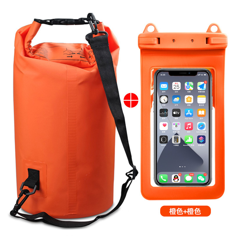 Verano playa caliente deriva bolsa de natación al aire libre mochila individual PVC impermeable bolsa de teléfono móvil Portátil Bolsa de cubo grande