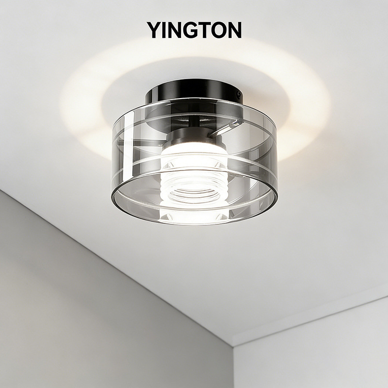 Italian-Style Minimalist Corridor Light, Modern Simple Creative Circular Ceiling Light for Entryway, Balcony, and Dressing Room, Suitable for Home Use Italian-Style Minimalist Corridor Light, Modern Simple Creative Circular Ceiling Light for Entryway, Balcony, and Dressing Room, Suitable for Home Use