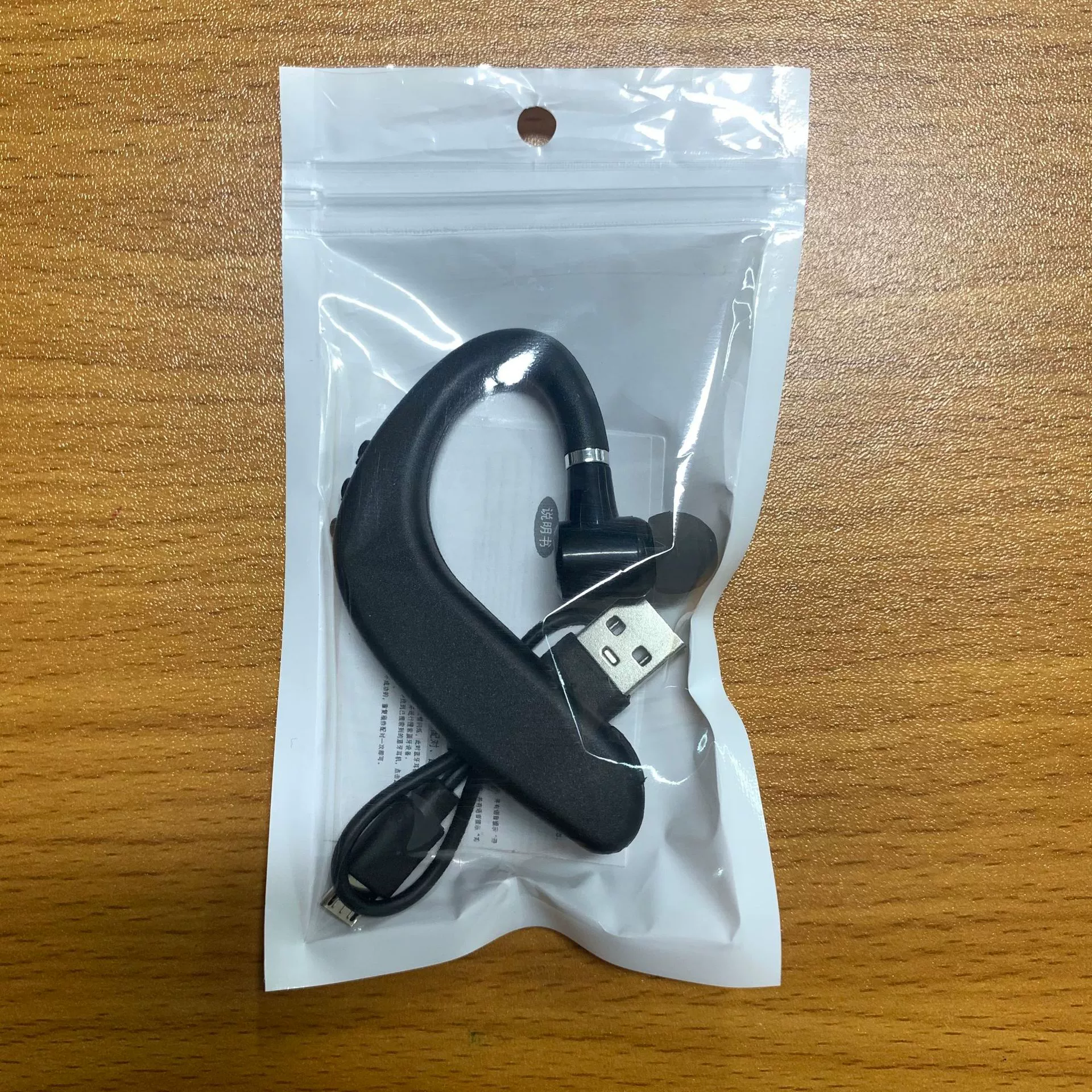 Wireless Bluetooth Headset S109, Ear-Hook Design, v5.2, 55–110 mAh Battery Options