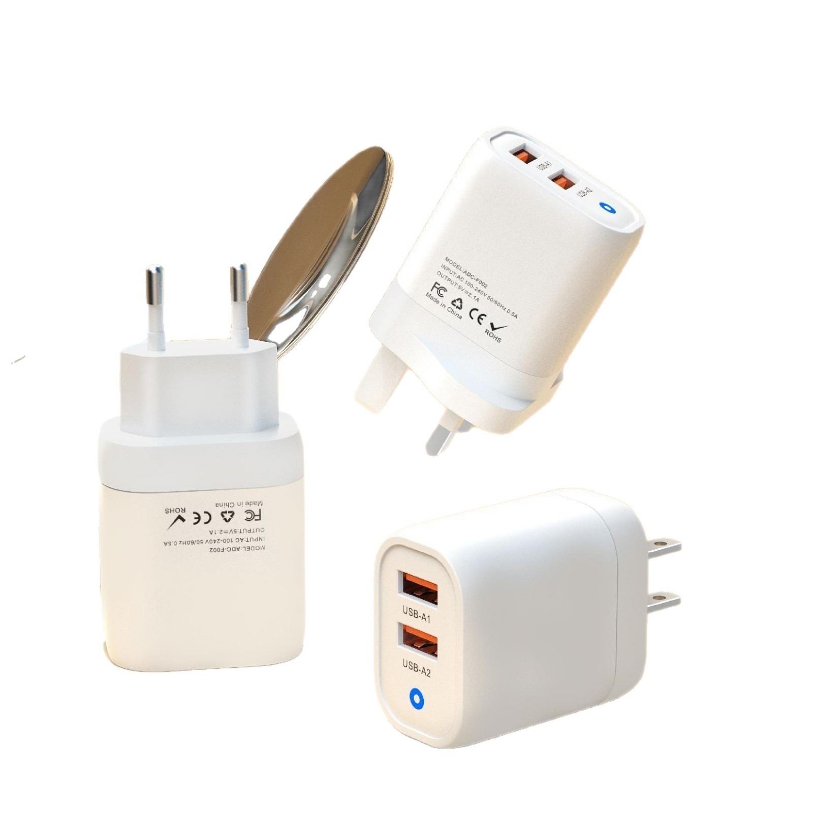 Cargador de teléfonos móviles estándar europeo estándar americano estándar británico estándar coreano carga rápida multipuerto poroso PD enchufe de carga rápida para automóviles