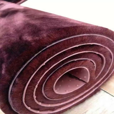 汽车内饰用品脚垫后备箱垫厂价销售带钉橡胶地毯意大利绒卷材|ru