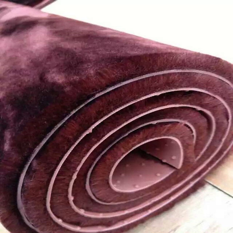 汽车内饰用品脚垫后备箱垫厂价销售带钉橡胶地毯意大利绒卷材|ru