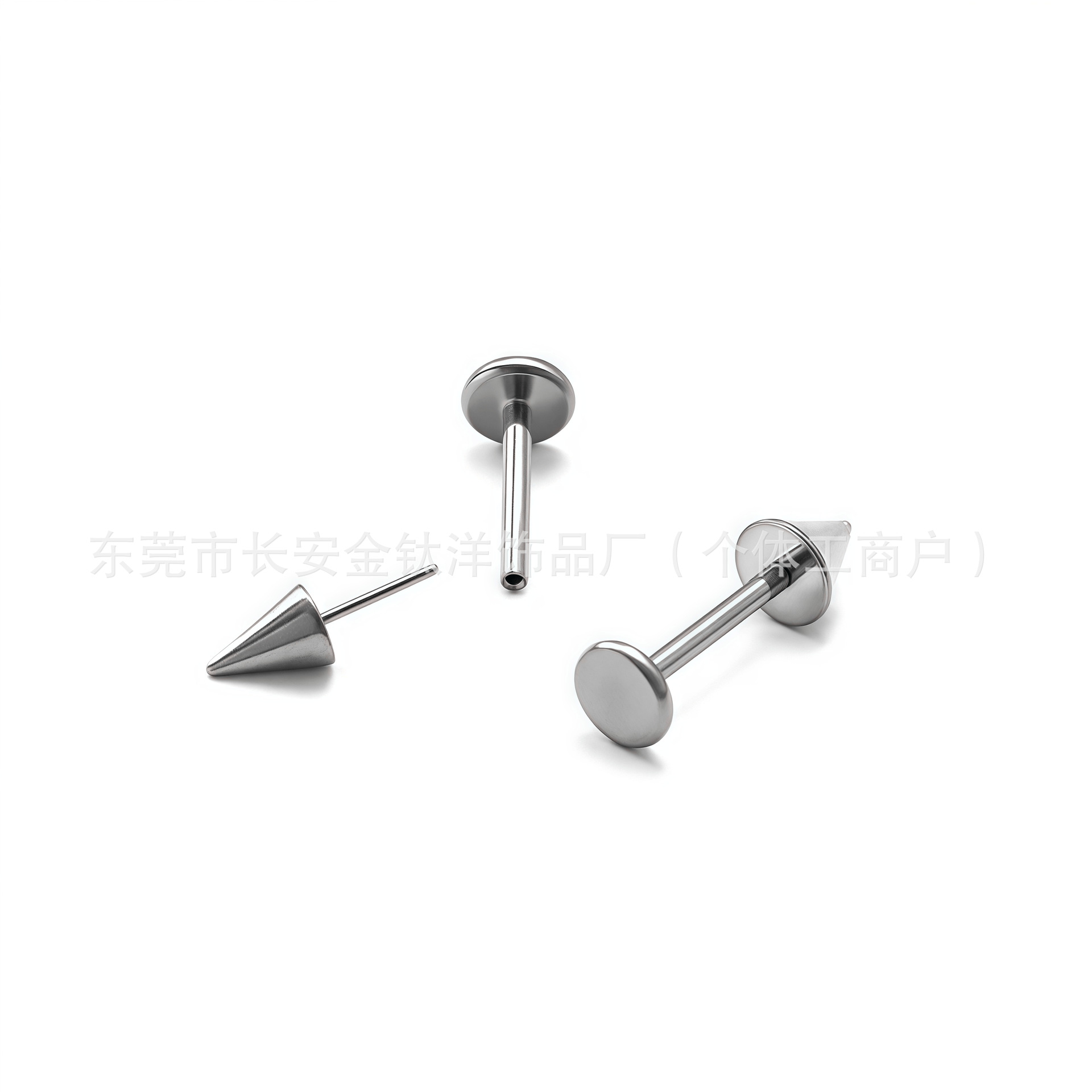 Labret piercing jewelry detail image