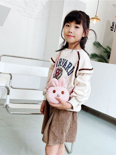 Plush children's bag