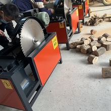全自動斷木機小型斷料機木工切段機圓木斷木鋸小型方木原木截斷鋸