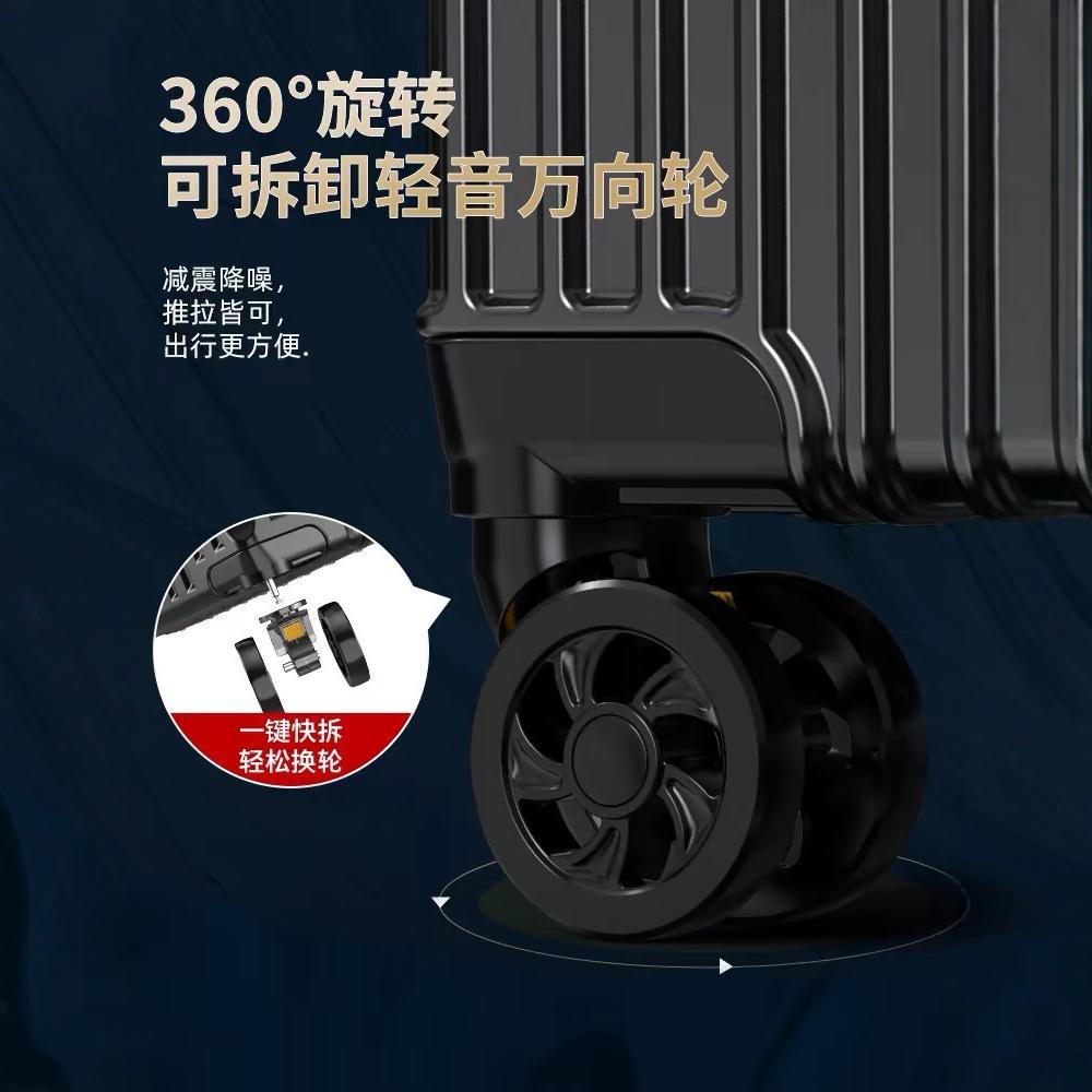 [Fábrica de selección estricta] estudiantes 20 pulgadas maleta de tracción de alto valor de rueda universal de 24 pulgadas marco de aluminio maleta de viaje de contraseña