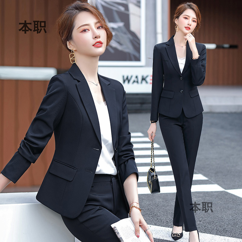 [Simple Temperament] Suit Jacket Female Spring and Autumn Temperament College Students Dress Professional Suit suit Work Clothes Spring