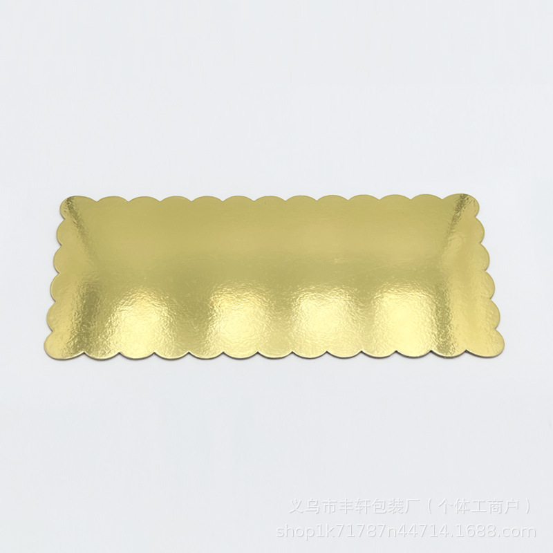 Spot al por mayor pastel rectangular almohadilla de pastel base cartón horneado pastel soporte de pastel placa de horneado