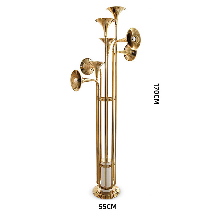 Lámpara de pie nórdica minimalista para sala y hotel, diseño moderno de alta gama