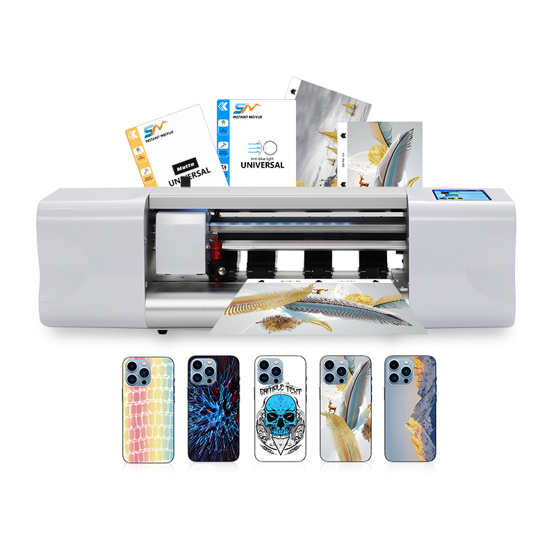 Puede cortar película de hidrogel de más de 13 pulgadas, infinitas veces. La máquina cortadora corta protectores de pantalla para teléfonos móviles, a prueba de explosiones y de alta definición.