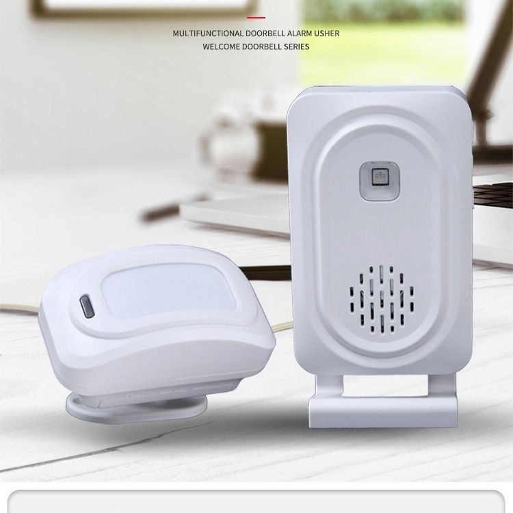 分体欢迎光临门铃感应器店铺进门迎宾器家用红外线报警器感应门铃