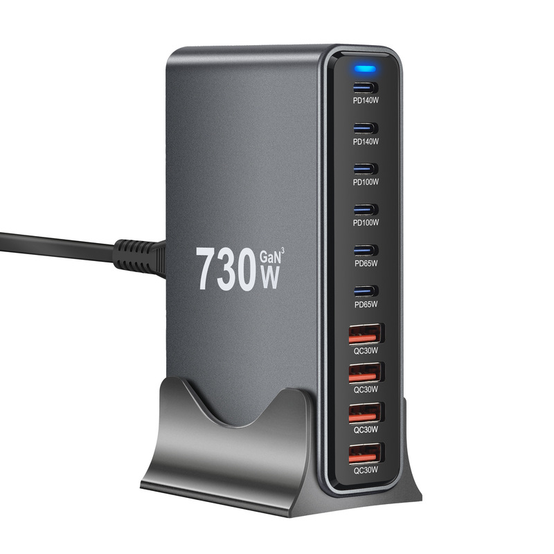 800W氮化镓PD快充765W多功能PD桌面充730W跨境新款10口充电器跨境|undefined