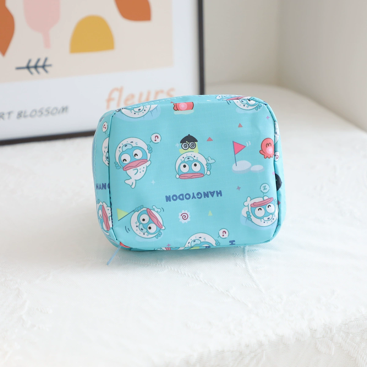 Cartoon handheld organizer bag, universal purse