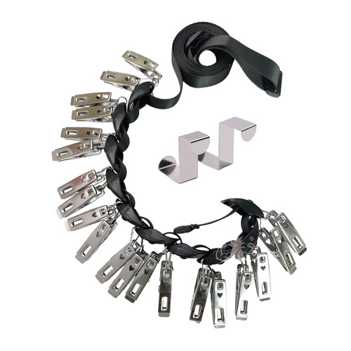 Door-back hook coat and hat clips for clothes without nailing coat and hat clips behind the door traceless storage hooks and hat hangers
