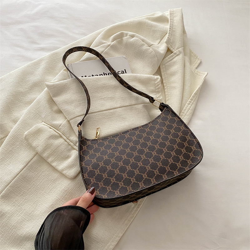 Bolsos de brazo de alto nivel para mujeres 2024 nueva moda multifuncional bolsos retro bolsos de hombro de oficina de viaje