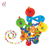 跨境滚珠多米诺骨积木启蒙益智科教DIY互动亲子拼装玩具外贸产品
