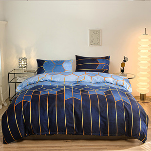Quilt cover single-piece factory direct skin-friendly cross-border quilt cover stall running Jianghu goods source can not afford to ball bedding wholesale