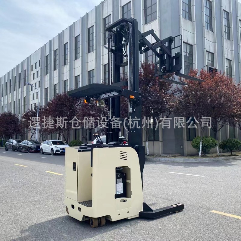 电动双伸位前移式叉车1.6吨升高3m侧站式叉车高位货架无腿堆高车